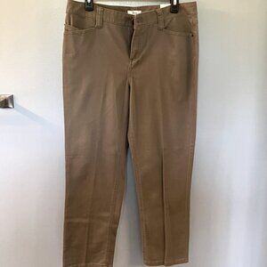 NWT G H Bass & Co Canyon Brown Jean Pants Size 10